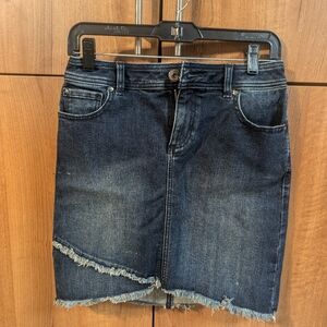 INC short denim skirt
